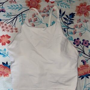Old Navy White High-Neck Camisole Tank